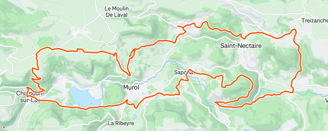 Map of the activity, Morning Ride