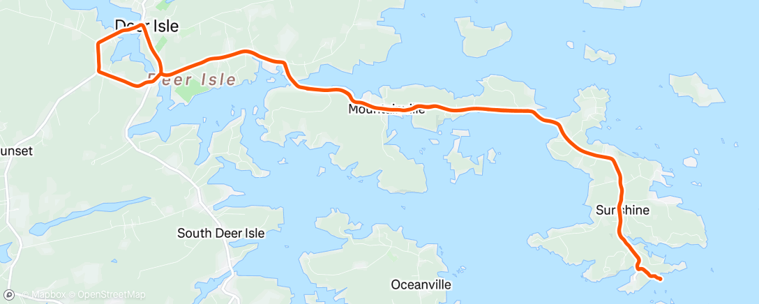 Map of the activity, Old School 🐷 Hide Ride 🦞 ☀️