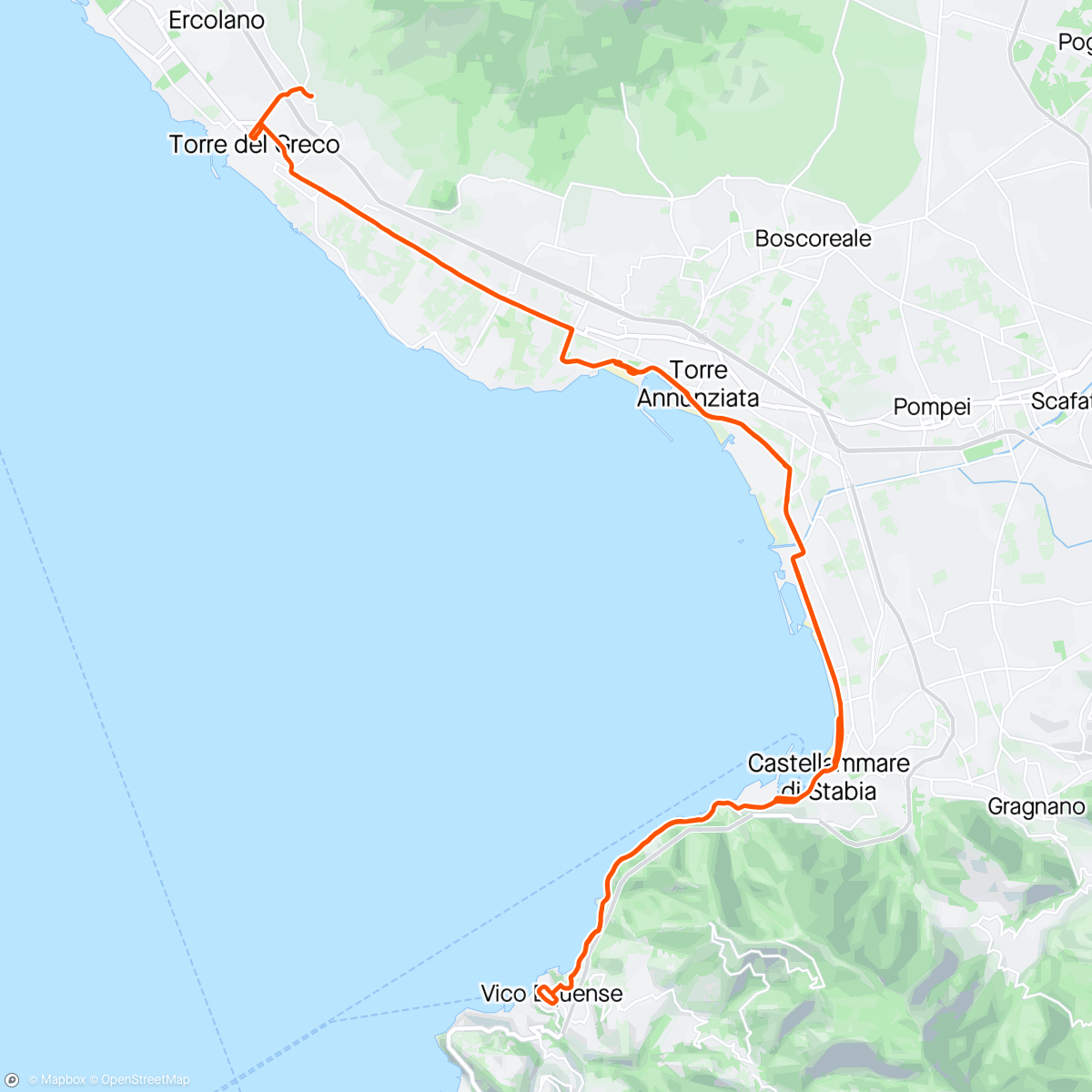 Map of the activity, Vico relax