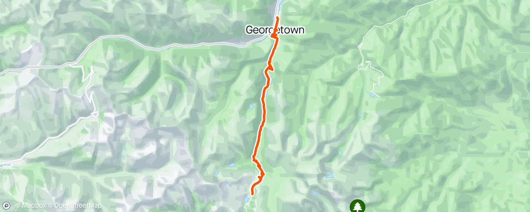 Map of the activity, Cudowna Guanella Pass na czilałcie.