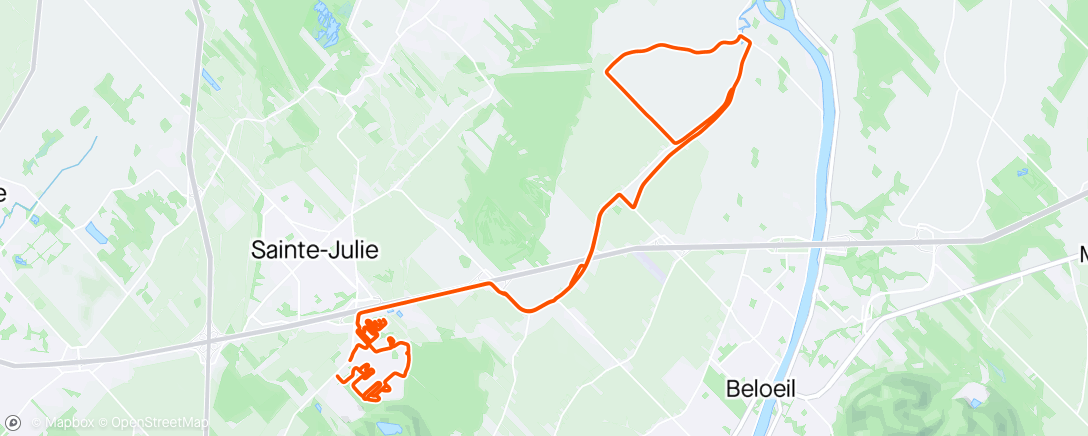 Map of the activity, Ste-Julie_ St-Marc-sur-Richelieu