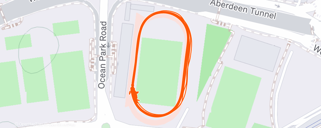 Map of the activity, GR Track Sessions