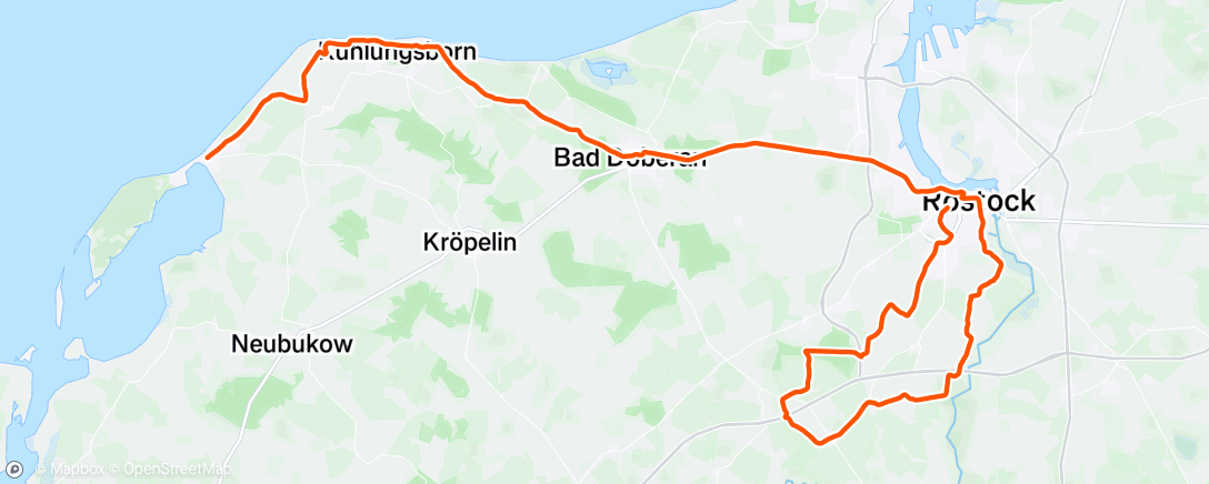 Mapa da atividade, Modderbude mit CYKELBUDE x SeasideRide