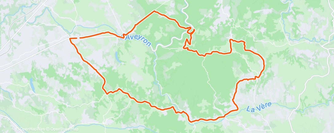 Map of the activity, La rando Legend