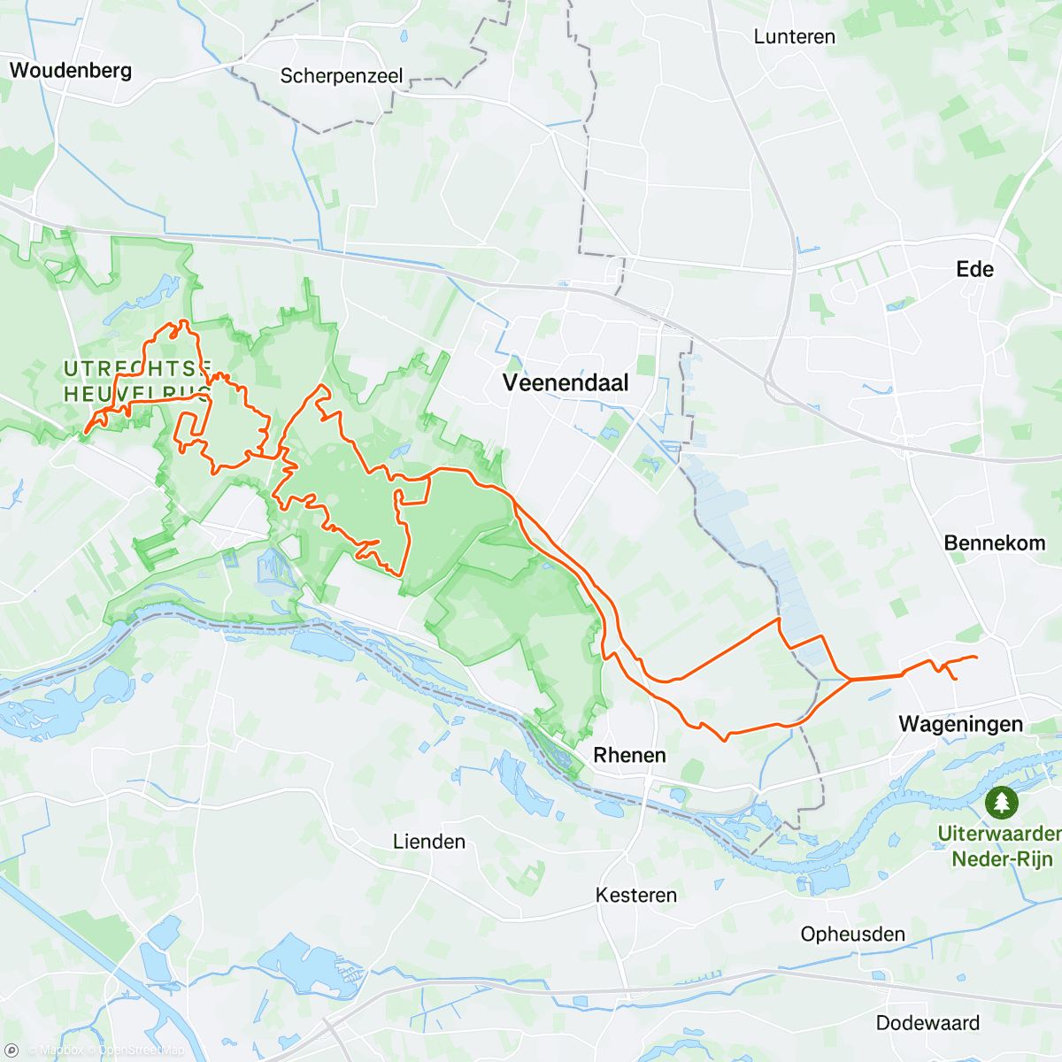 Map of the activity, Sunny Sudder Sunday ;) challenge to follow Arjan :)