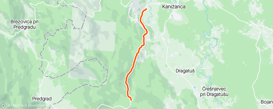 Map of the activity, Vrhgora
