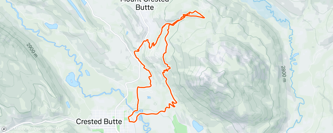 Map of the activity, Afternoon Ride