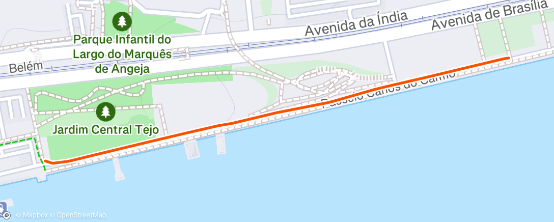 Map of the activity, Afternoon Ride