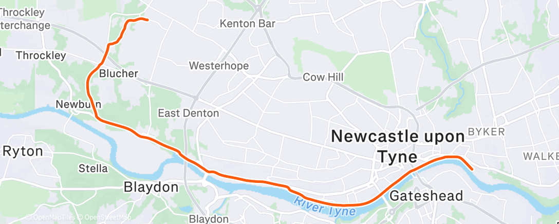 Map of the activity, Work commute