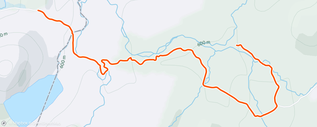 Map of the activity, Afternoon Mountain Bike Ride
