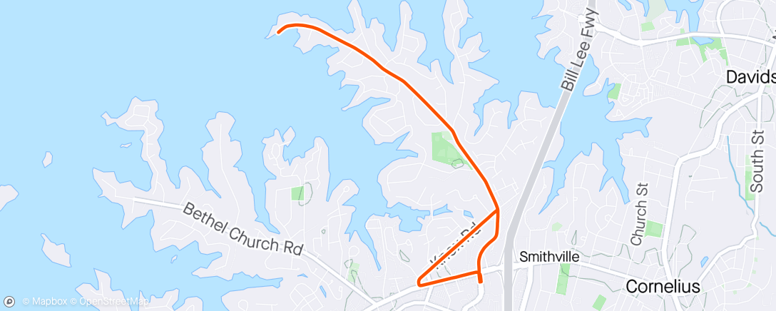 Map of the activity, Morning Run Sudz run