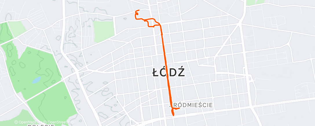 Map of the activity, Afternoon Walk