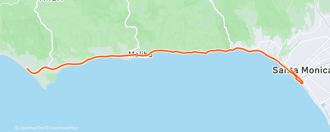 Карта физической активности (Lunch Ride)