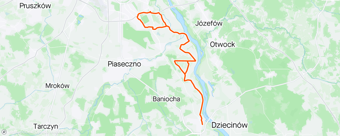 Mapa de la actividad, Roso do GK / Jarosław na powrocie