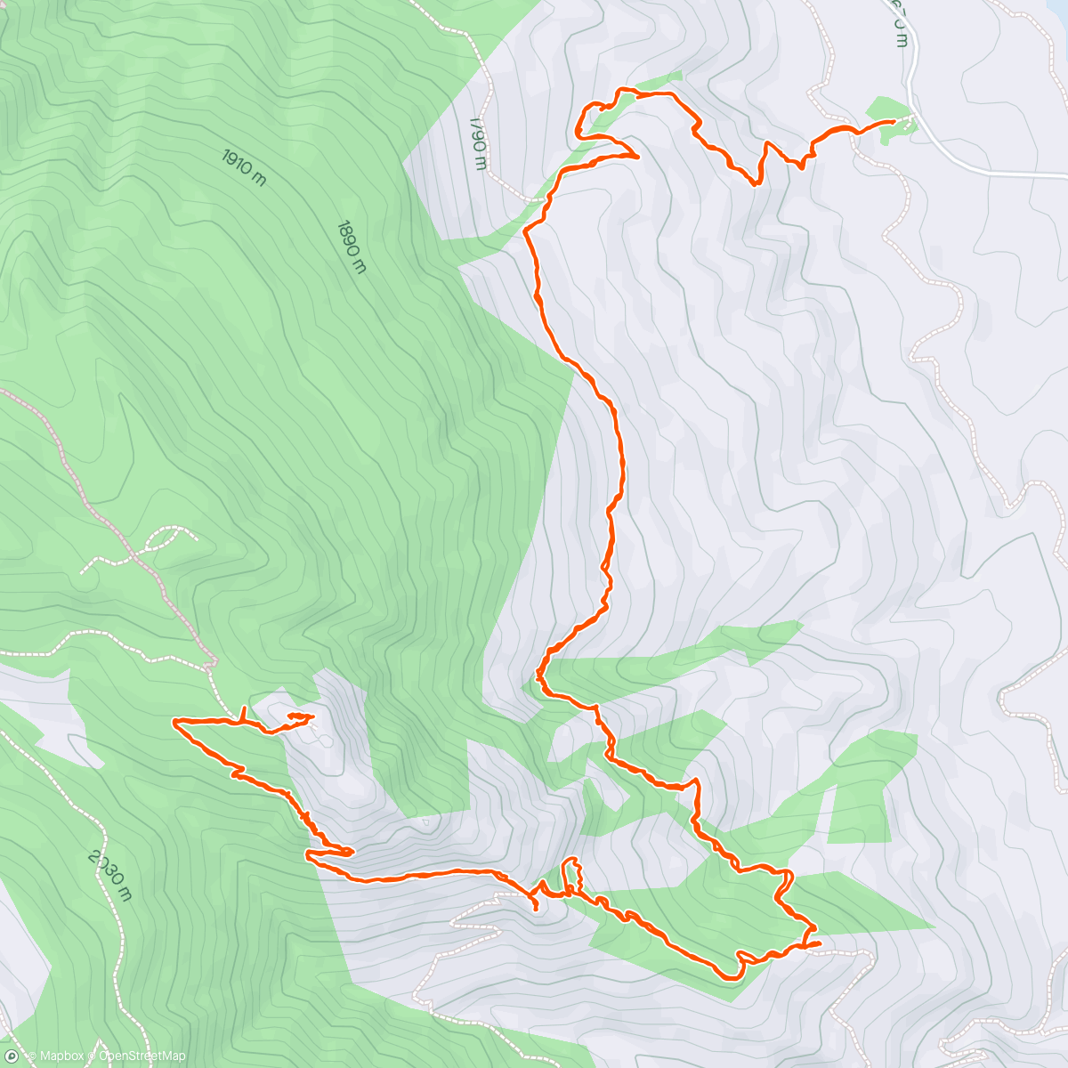 Map of the activity, Arthur’s Rock 🪨 summit
