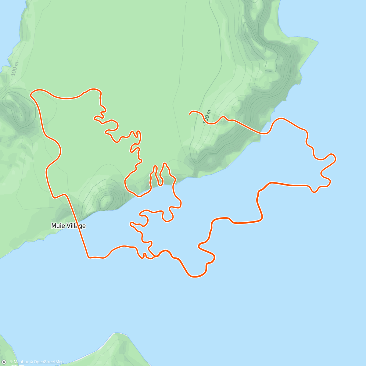 Mapa de la actividad (Zwift - Eastern Eight in Watopia)