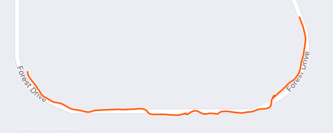 Map of the activity, Afternoon Walk