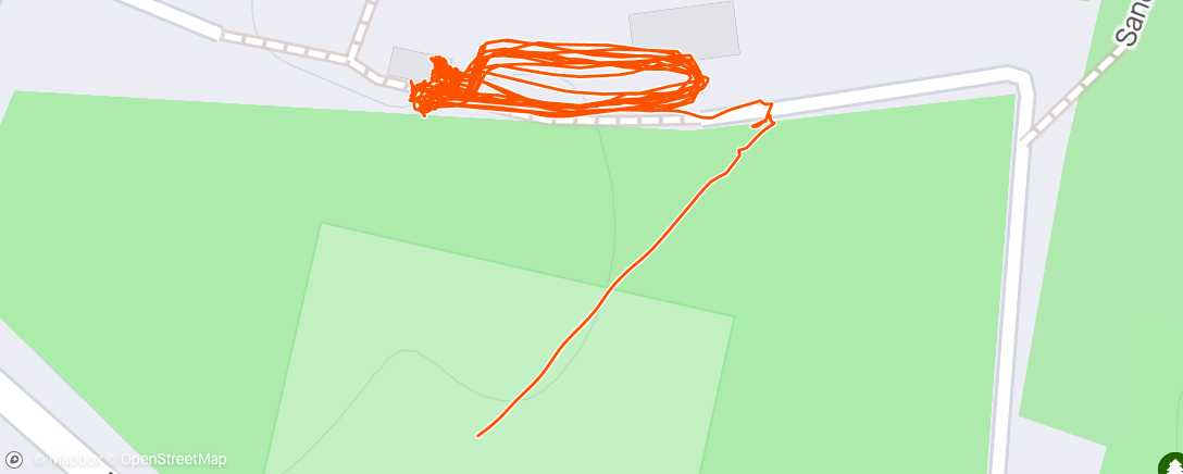 Map of the activity, Boot camp