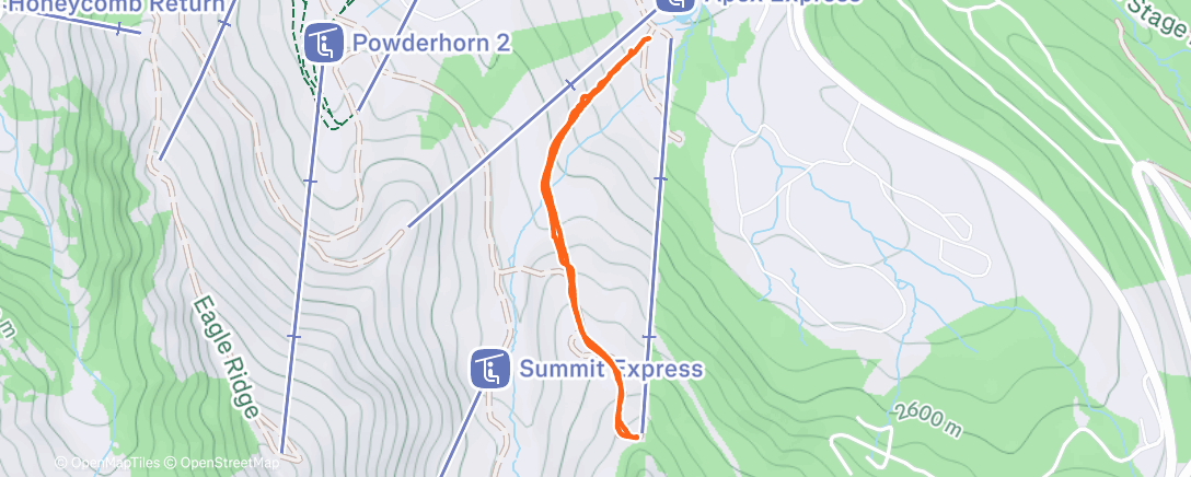 Карта физической активности (Second ski ⛷️ f the day!)