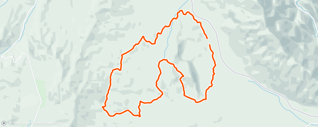 Map of the activity, Enduro coco