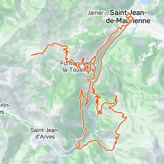 Carte de l'activité