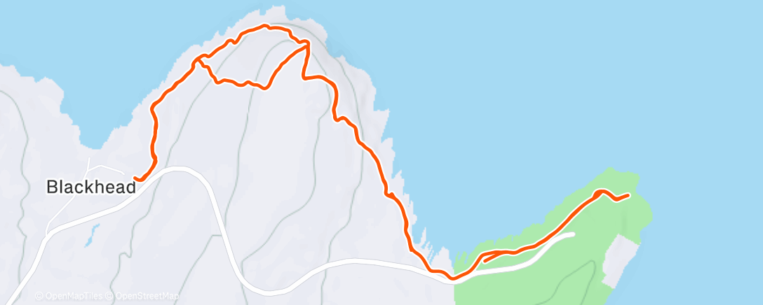 Map of the activity, Cape Spear