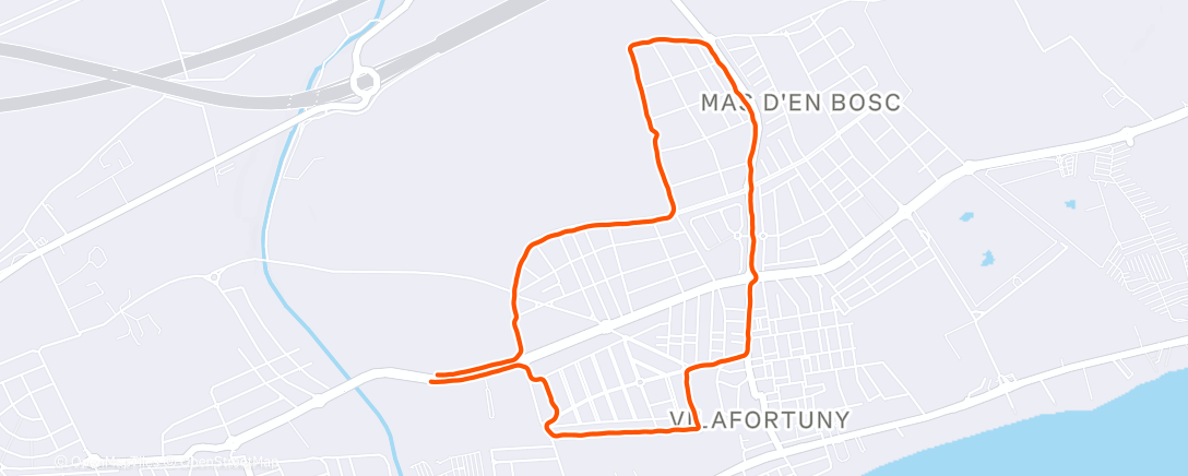 Карта физической активности (Morning Run)