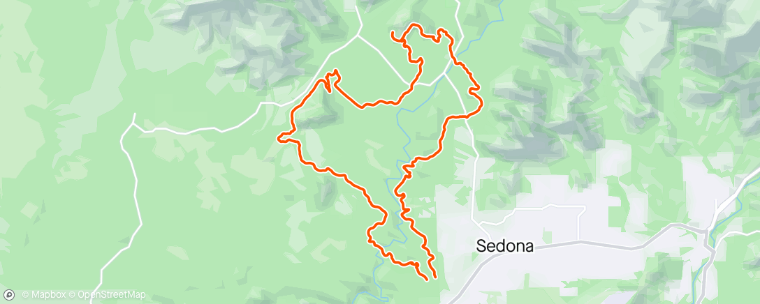 Map of the activity, Western Gateway loop with Nate