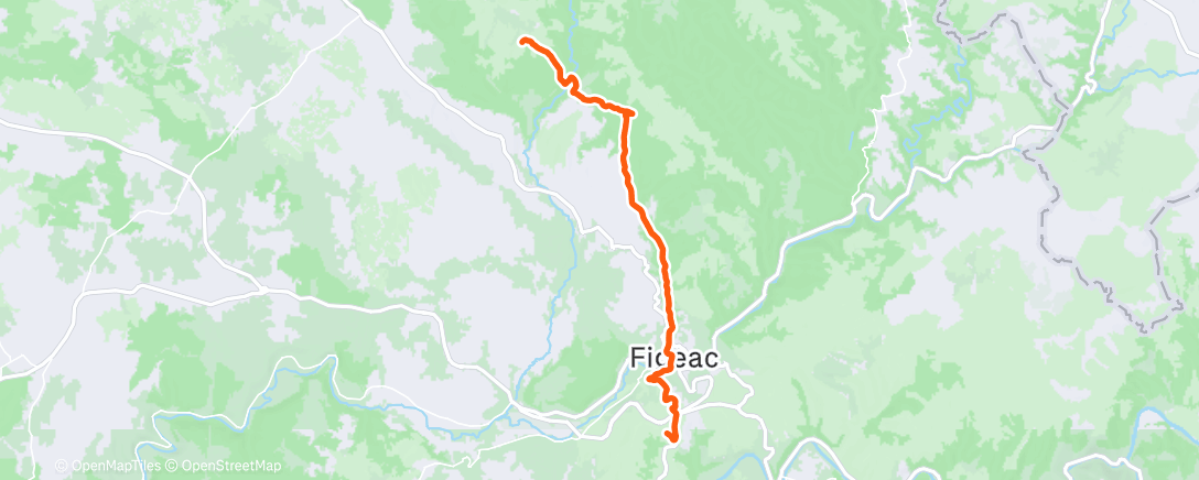 Карта физической активности (De Saint Bressou à Figeac ☀️)