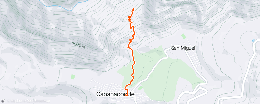 Mapa de la actividad (Colca canyon dag 3)