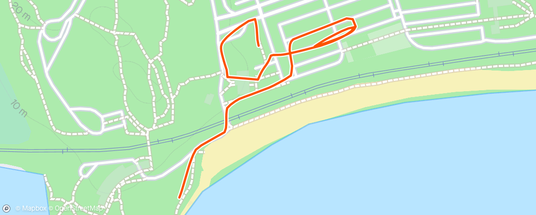 Map of the activity, Cool-down