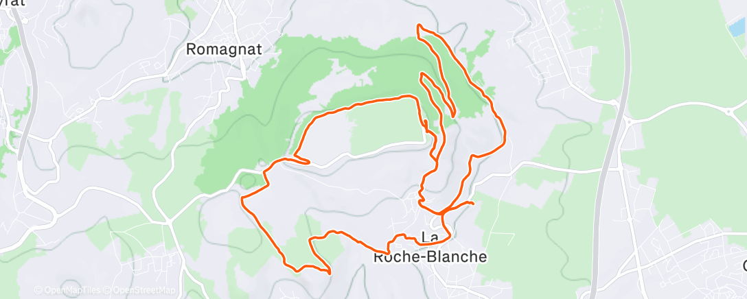 Map of the activity, Découverte de la cascade la roche