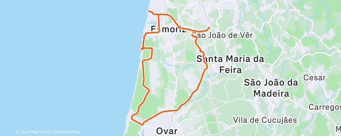 Map of the activity, Morning Mountain Bike Ride