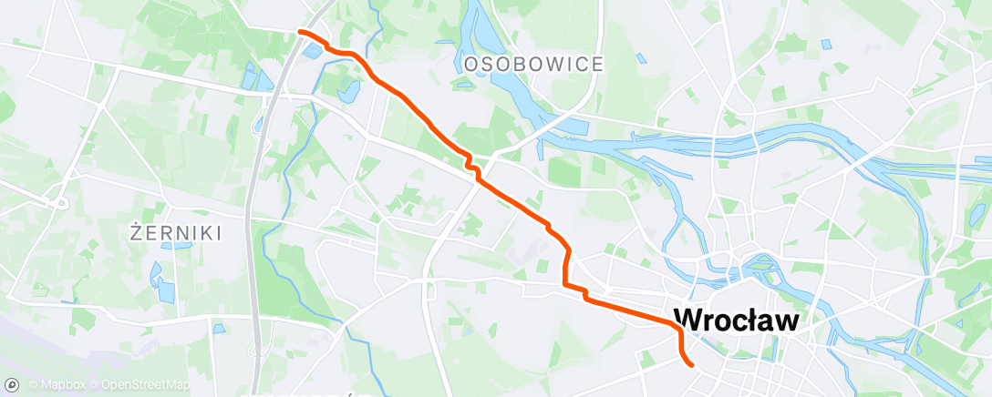 Map of the activity, Morning Ride