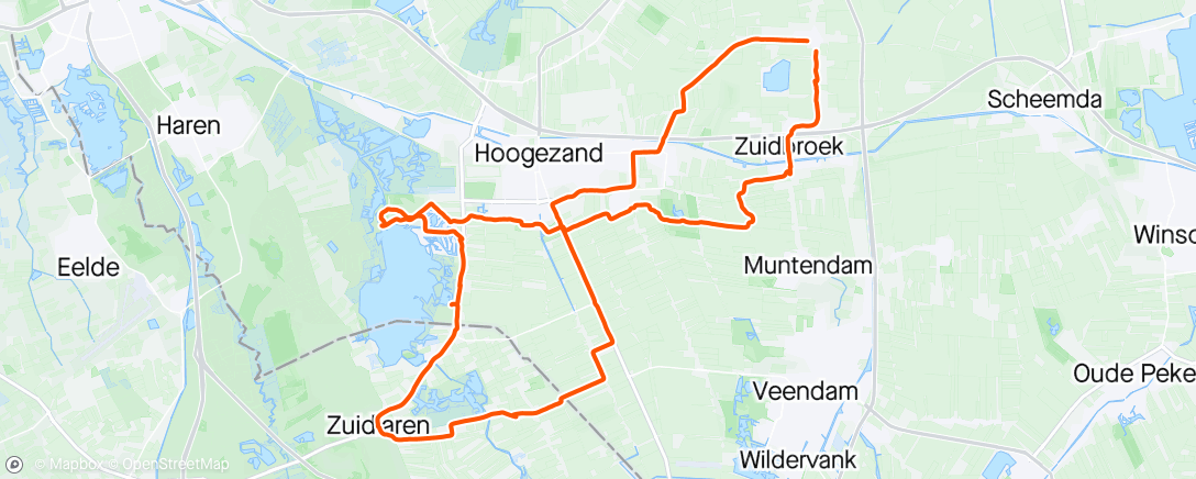 Mapa da atividade, Namiddagrit op e-bike