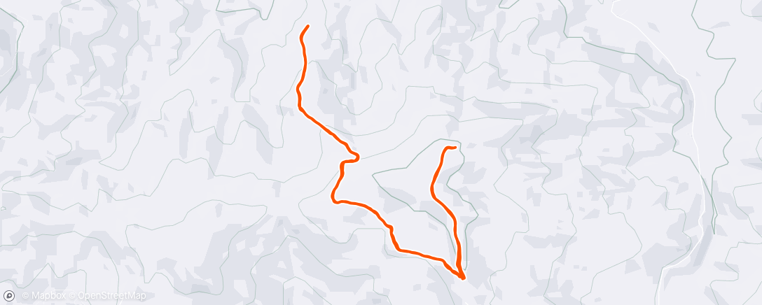 Map of the activity, Morning Run