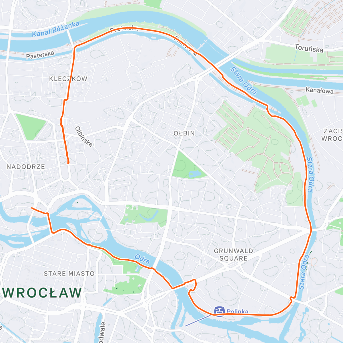 Map of the activity, easy 9