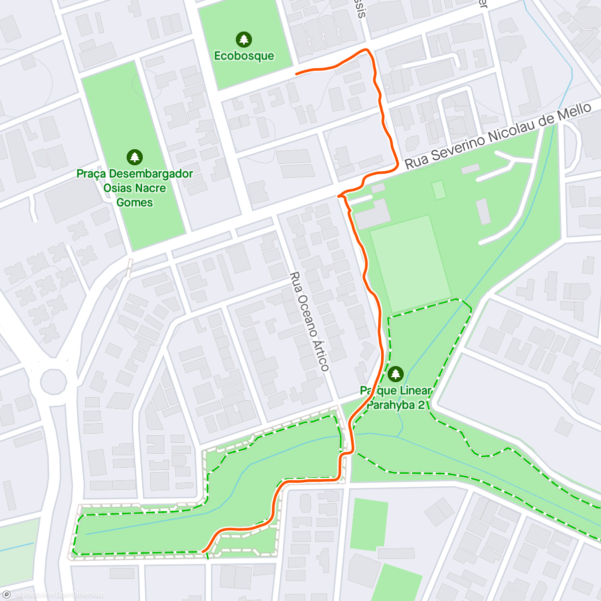 Map of the activity, Commute to the castle