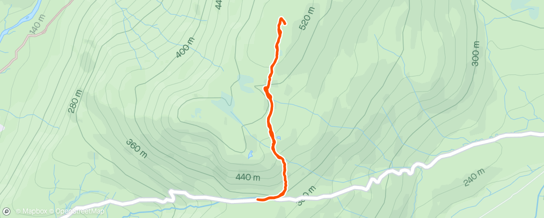 アクティビティ「Short walk to Hard Knott from the top of the Pass with Jo, Scott and A. Ended up being a nice day!」の地図