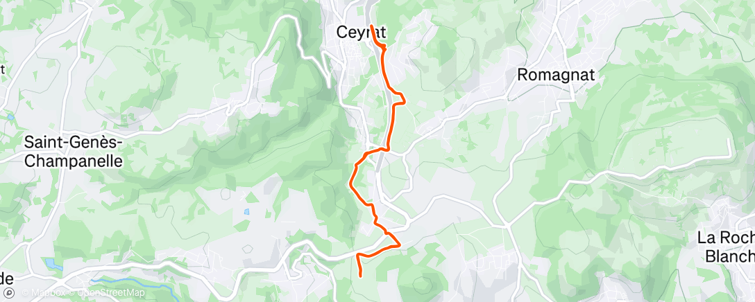 Mappa dell'attività Evening Trail Run