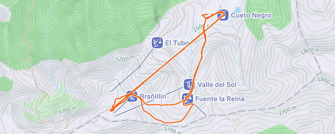 Карта физической активности (Carrera de tarde)