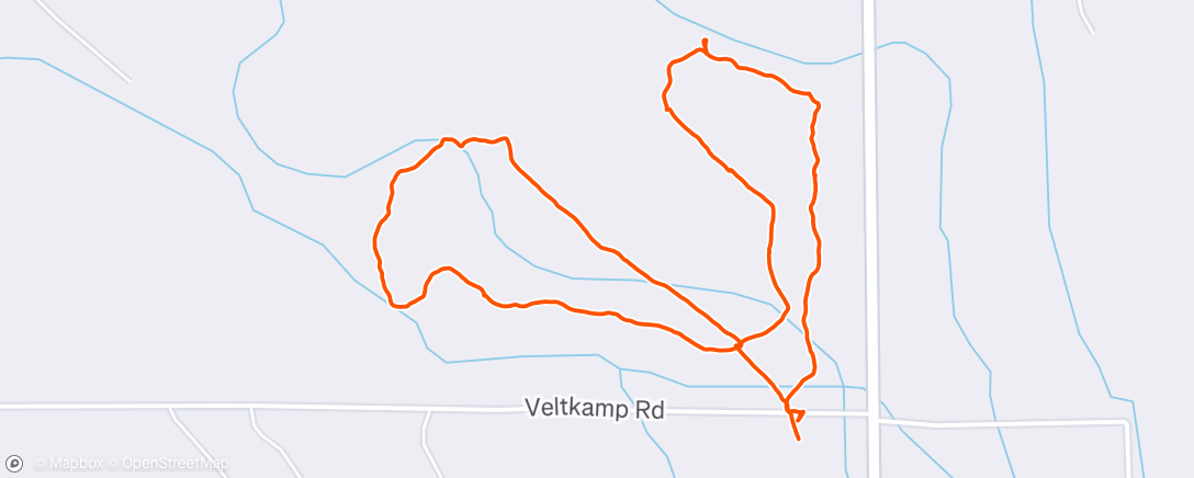 Map of the activity, Evening Walk
