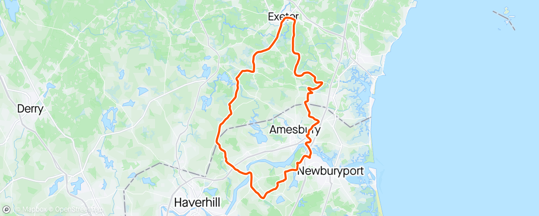 Map of the activity, Single Speed