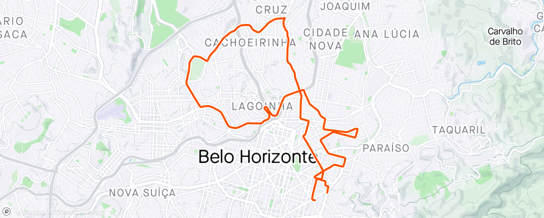 Map of the activity, Moderate Mixed Road Sprinter Ride