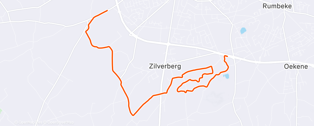 Карта физической активности (Evening Run)