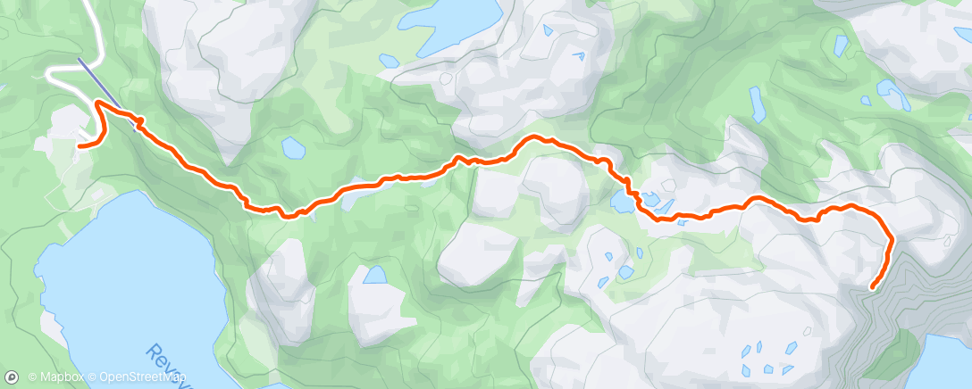 Map of the activity, Preikestolen Climb