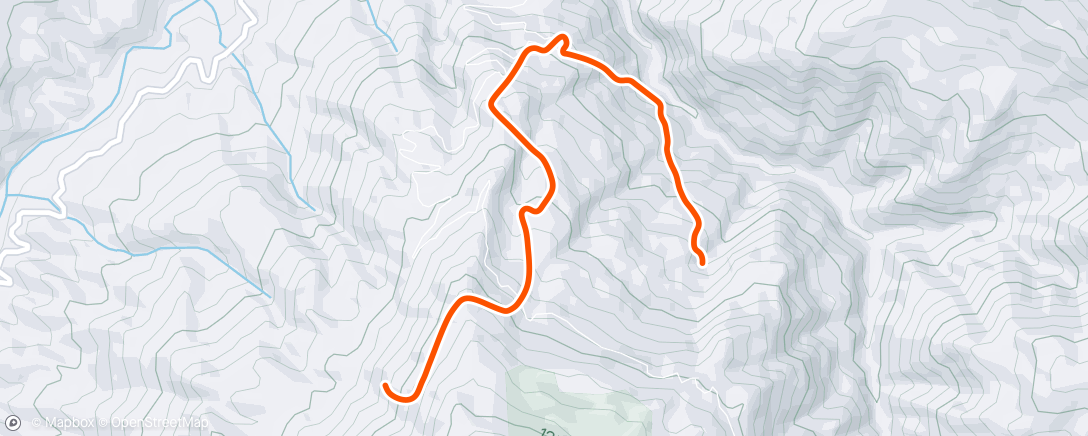 Карта физической активности (Zwift - Climb Portal: Col du Rosier at 100% Elevation in France)