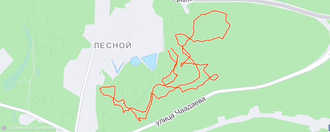 Map of the activity, Ориентировка открытие сезона 2 день