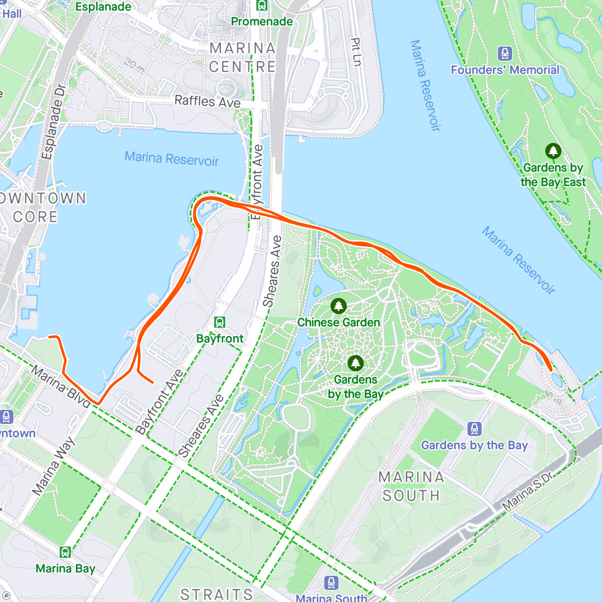 Map of the activity, T100 Duathlon #3 - 5km Run