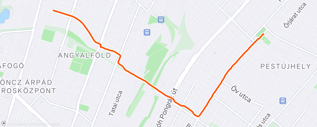 Mappa dell'attività Morning Walk